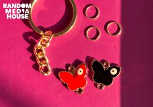 Twin Butterflies Charms